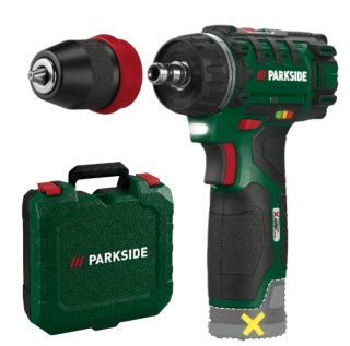 Trapano Avvitatore Parkside 12V PBSA 12 D4