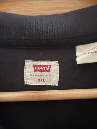 Polo Levi's Negro Talla XXL Manga Corta