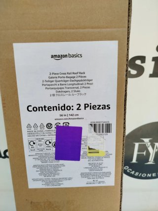 PORTAEQUIPAJES AMAZON BASICS DE TECHO CON RIELES C