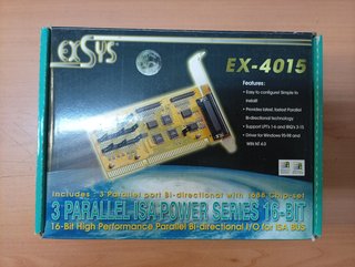 Tarjeta Expansión EXSYS EX-4015 3 Puertos Paralelo