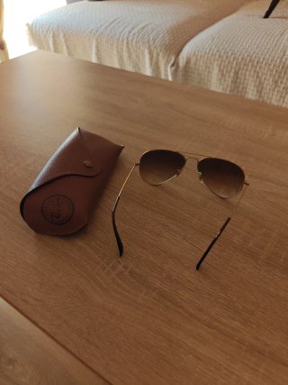 Gafas ray-ban aviador + funda