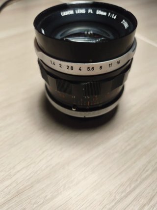 Canon FL 50mm 1.4 Lente