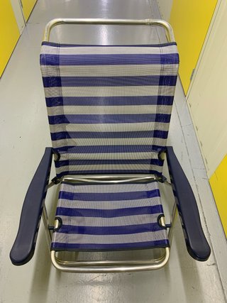 Silla de playa reclinable baja