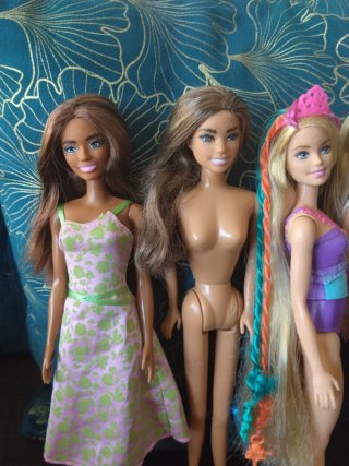 Lote de 5 Muñecas Barbie