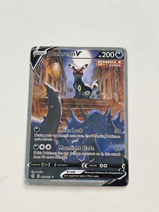 Carta Pokémon Umbreon V HP 200