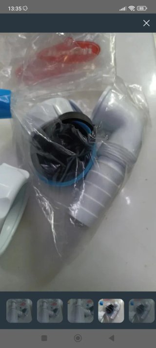 Sifón desagüe con salida lavavajillas lavadora