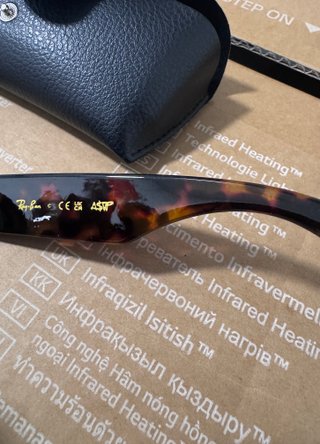 Gafas de sol Ray-Ban Wayfarer Puffer Marrón