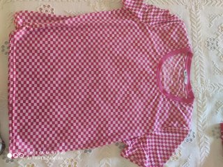 Lote de camisetas de cuadros con apertura lateral