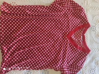Lote de camisetas de cuadros con apertura lateral