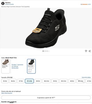 Zapatillas Skechers Mujer Summits 37.5