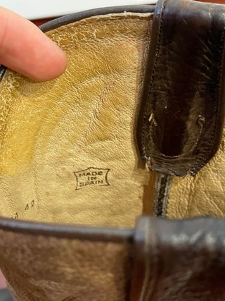 Botas Cowboy de piel marca Sancho