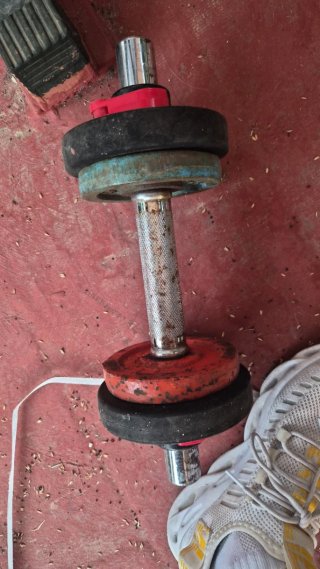 Pesas para barra y mancuernas