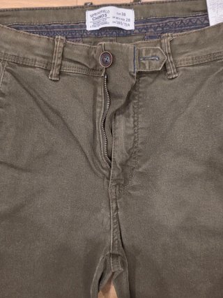 Pantalón chino Springfield caqui talla 38