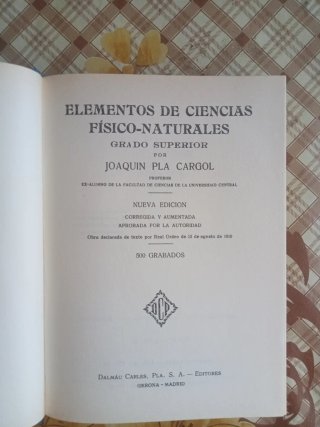 Elementos de Ciencias Físico Naturales - Dalmau