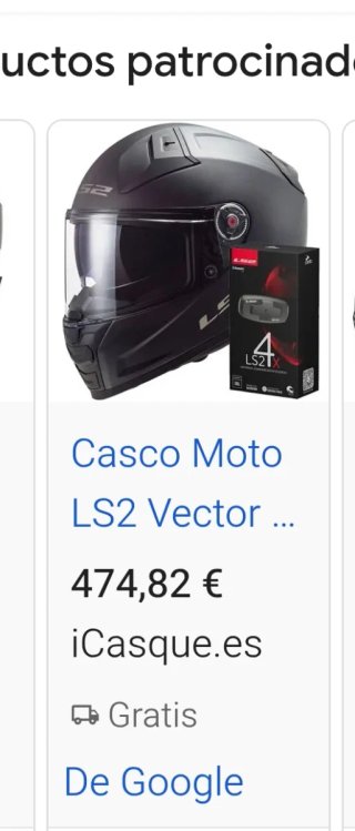 Casco Ls2 Infinity Talla L con Bluetooth