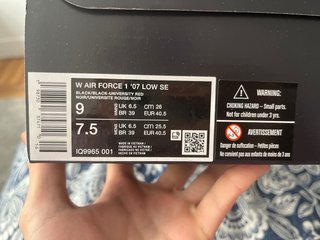Nike Air Force 1 Negras - Nuevas sin usar aun