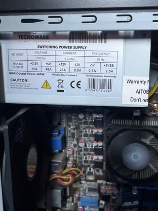PC Asus Quad Core 8GB RAM 500GB HDD tastiera mouse