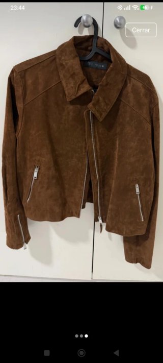 Cazadora de Zara, piel.