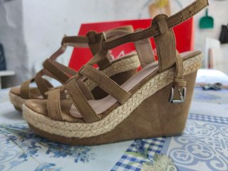 Sandalias Aback Cuña 11cm Talla 39
