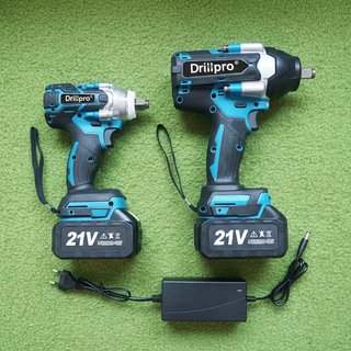2 Pistolas de Impacto Drillpro 21V + Cargador