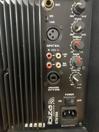 Ibiza Sound XTK10A Sistema de Altavoces Activos
