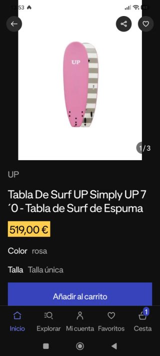 Tabla 7'0'' Simply Up Surfboards