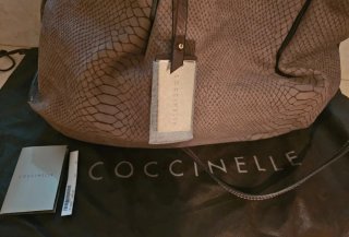 Bolso Coccinelle Beige/Marrón Piel