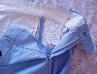 TRAJE AZUL CELESTE + CORBATA T.40/48
