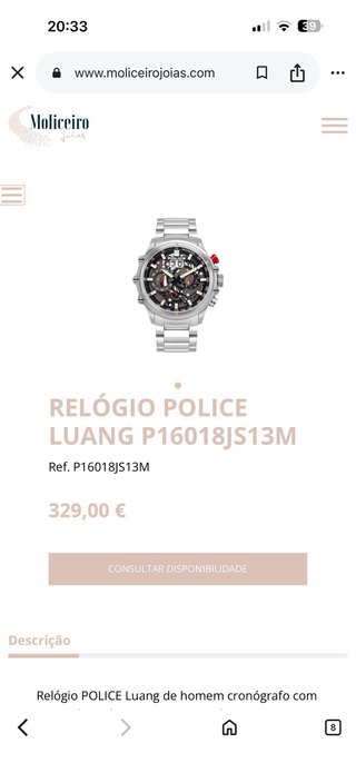 Relogio police (novo ) usado 5 vezes