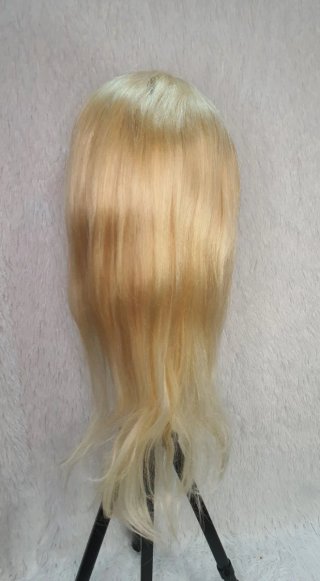 Peluca Pelo 100% Natural Rubio Extra Larga 70cm