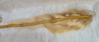 Peluca Pelo 100% Natural Rubio Extra Larga 70cm