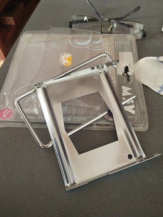 Portarrollos MSV MDF con soporte acero inoxidable
