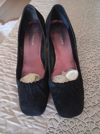 Zapatos de tacón Farrutx negros talla 38.5