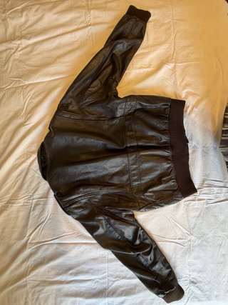 Giubbotto Pelle Aviatore Montone Vintage Uomo