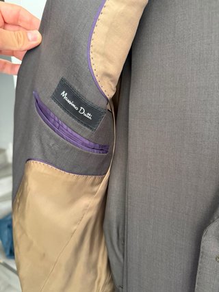 Traje Massimo Dutti Gris mas corbata