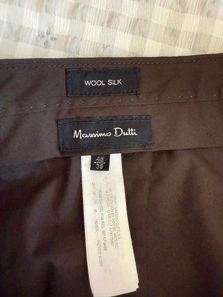 Traje Massimo Dutti Gris mas corbata