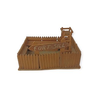 Fuerte antiguo del Oeste Americano Fort Sill de Manuel Ramírez