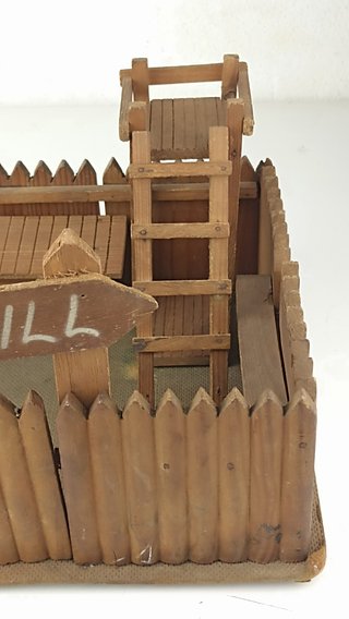Fuerte antiguo del Oeste Americano Fort Sill de Manuel Ramírez