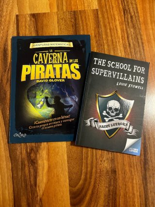 Lote libros para aprender inglés y matemáticas