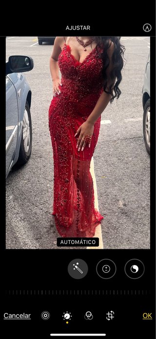 Vestido de fiesta con pedrería