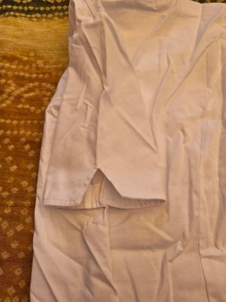 Casaca pijama sanitario mujer blanco