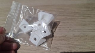 Soportes Milsbo Ikea - 5 uds. Blanco o negro