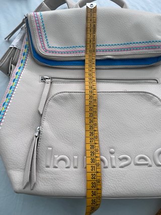 Mochila Desigual Beige y Azul