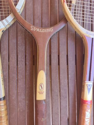 Raquetas Tenis Madera decoracion Vintage Colección