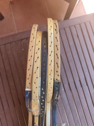 Raquetas Tenis Madera decoracion Vintage Colección