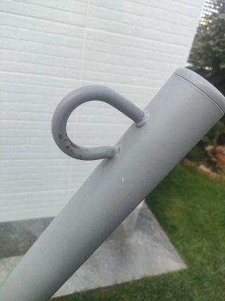 Estructura de acero inoxidable para Hamaca (IKEA).