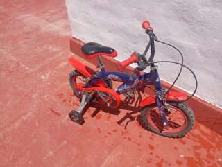 Bicicleta infantil Spiderman