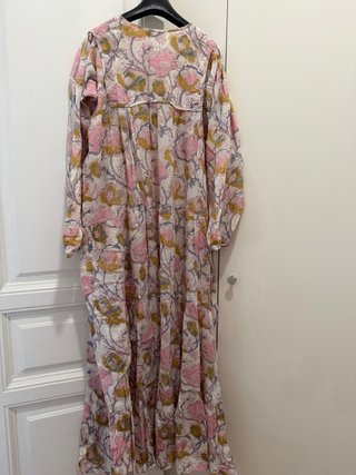 Vestido largo estampado floral