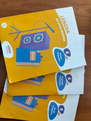Pack libros 6° primaria.  5 asignaturas. Edebé.