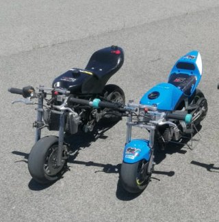 Minimoto Polini 910 Infantil Azul 4.2hp